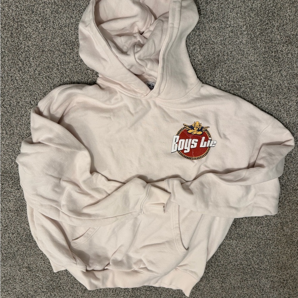 Boys Lie Cream Fleece Hoodie